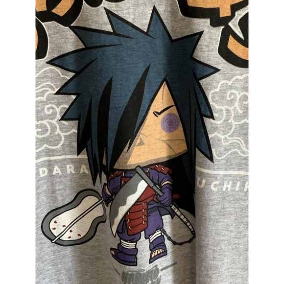 Funko Pop Shirt Naruto Shippuden GameStop Exclusive Gray Graphic Tee Only 2XL - Picture 8 of 8